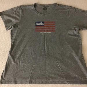 Life is Good Crusher tee (motorcycle) mens XXL